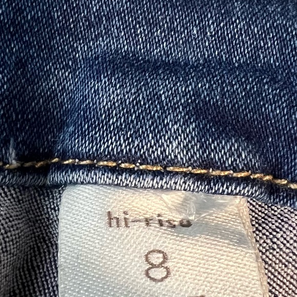 #272 ☑️EST. 1946 Denim Hi-Rise Skinny Crop Medium Denim Wash Capris Jeans - Picture 8 of 12